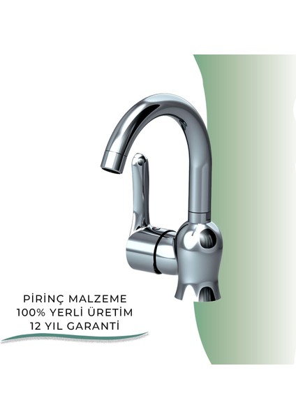 Igk Yapı - Gpd Felis Tek Gövde Lavabo Bataryası (MTL75)
