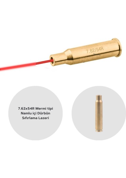 Viperay 7.62X354MM Bore Sight Namlu Içi Dürbün Sıfırlama Lazeri Scbcr-09