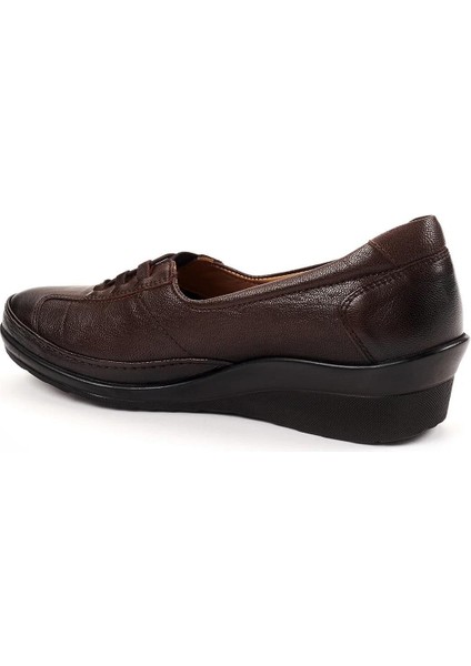 Salda-H 26217 Kahve Comfort Kadın Ayakkabı