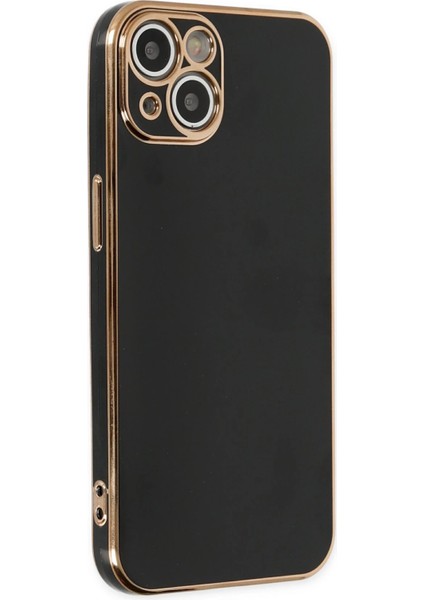 Iphone 14 Plus Kılıf Volet Silikon - Siyah Bstmy