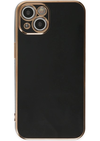 Iphone 14 Plus Kılıf Volet Silikon - Siyah Bstmy