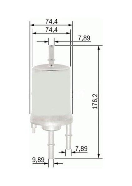 Yakıt Filtresi Audı A4 1.8t 02-04 - A6 2.4-3.0 04-06 - A8 6.0 03-10 x 4F0201511B-4F0201511D