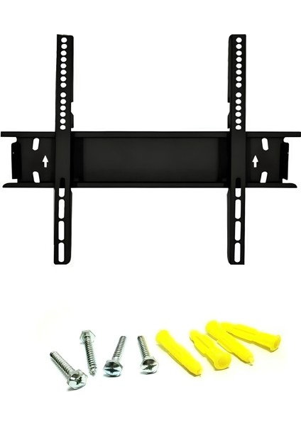 22"-32" Sabit Tv Askı Aparatı – Duvara Monte Tv Askı Braketi LED LCD OLED Tv Için Dayanıklı Montaj Aparatı