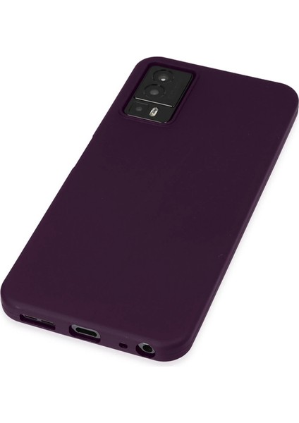 General Mobile Gm 23 Kılıf First Silikon - Mor Bstmy