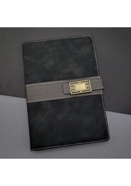Tarihsiz Ajanda Defter Siyah Renk