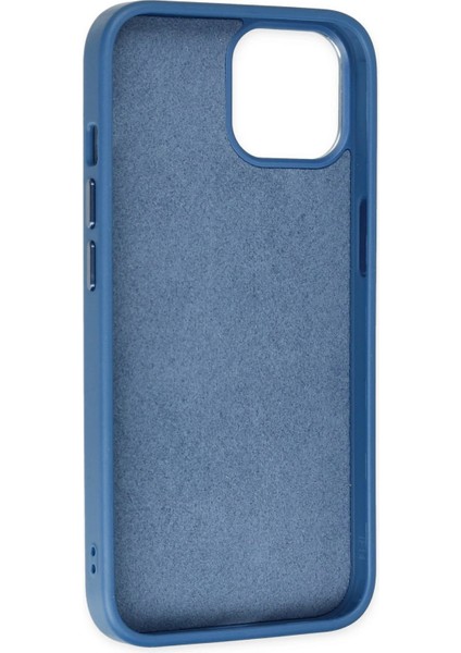 Iphone 14 Plus Kılıf King Kapak - Açık Mavi-Lacivert Bstmy