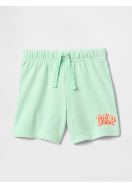 Erkek Bebek Açık Yeşil Gap Logo Desenli Şort
