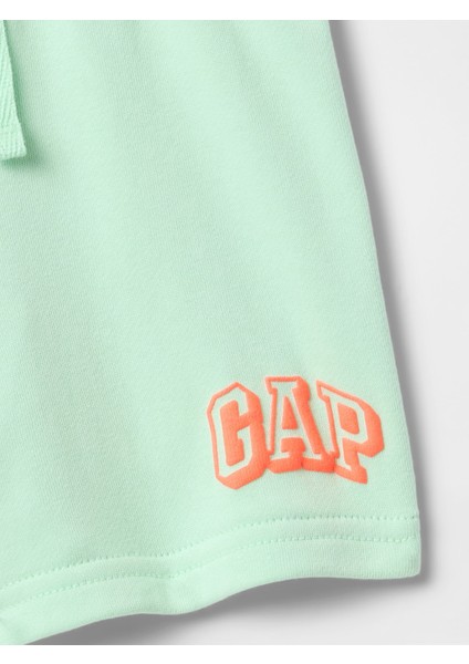 Erkek Bebek Açık Yeşil Gap Logo Desenli Şort fiyatları