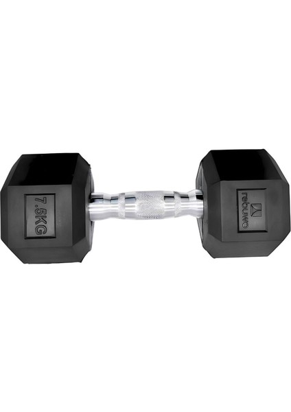 Hex Dambıl Kauçuk Altıgen Dambıl Hex Dumbbell 7.5 kg 1 Adet