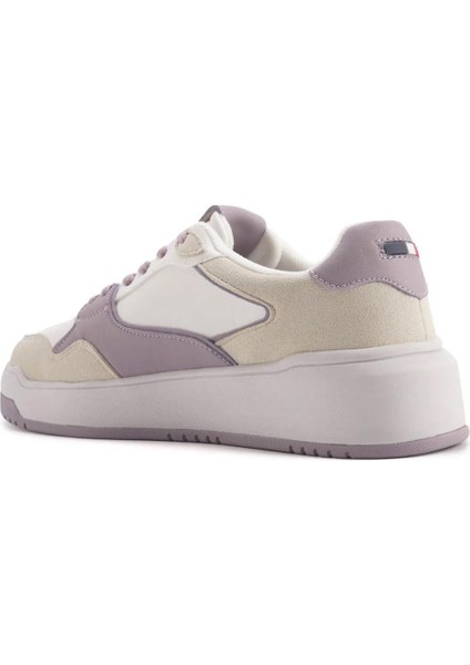 Us Polo Tıana 4pr 101887254 Beyaz-Lila Kadın Günlük Sneakers modelleri