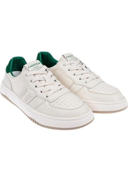 23KZ Log Bej-Yeşil Kadın Günlük Sneakers modelleri