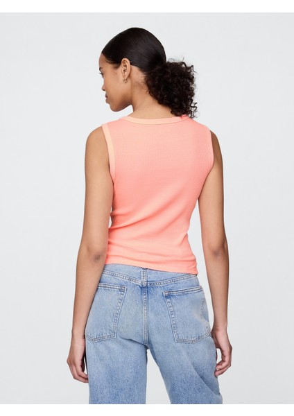 Kadın Turuncu Fitilli Halter Yaka Atlet modelleri