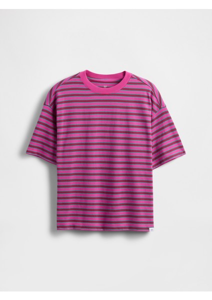 Erkek Çocuk Pembe Heavyweight T-Shirt