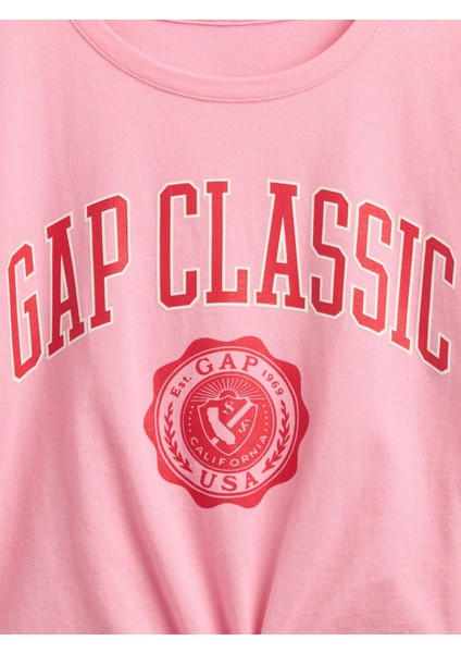 Kız Çocuk Pembe Gap Logo T-Shirt fiyatları