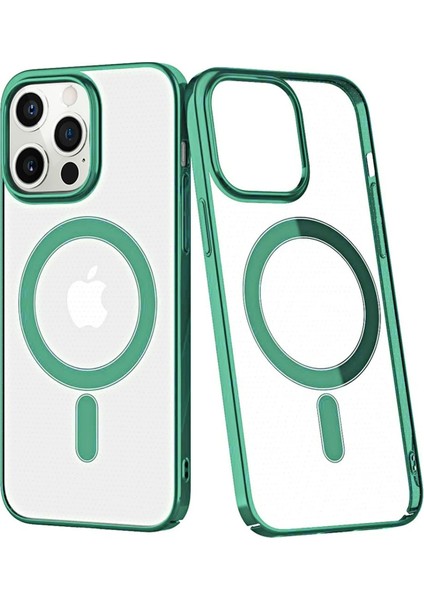 Iphone 12 Pro Max Kılıf Element Magneticsafe Sert Kapak - Köknar Yeşili Bstmy
