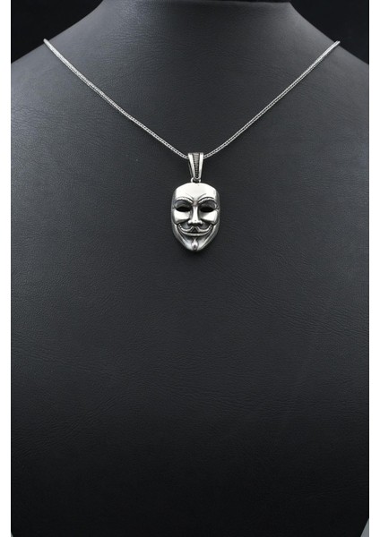 V For Vendetta Maske Kolye Zincir 925 Ayar Gümüş 901789 indirimleri