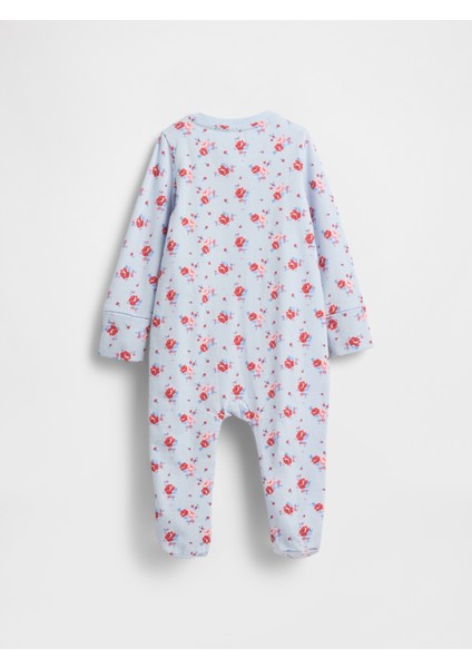 Bebek Mavi First Favorites Organik Pamuklu Tulum fiyatları