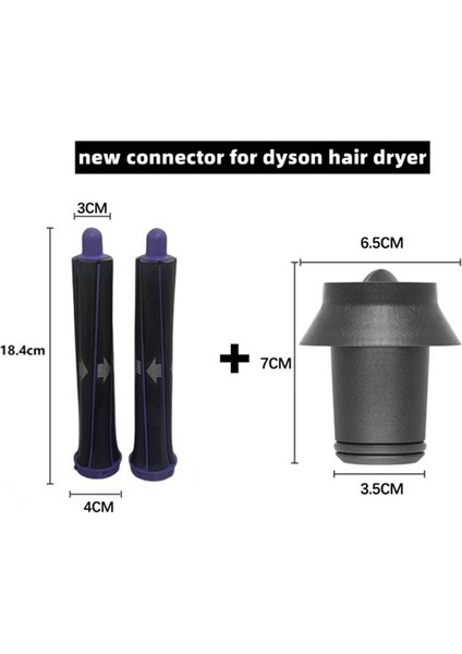 Saç Kurutma Makinesi Kıvırma Aparatı Dyson Airwrap Için Otomatik Kıvırma Nozulu Saç Kurutma Makinesi Hava Şekillendirici Aparatları (Yurt Dışından)
