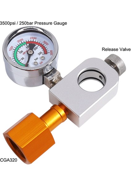 CGA320 Için Co2 Dolum Adaptörü Duo/terra/art Soda Makinesi Için Co2 Tankı Soda Dolum Hızlı Adaptörü (Yurt Dışından)