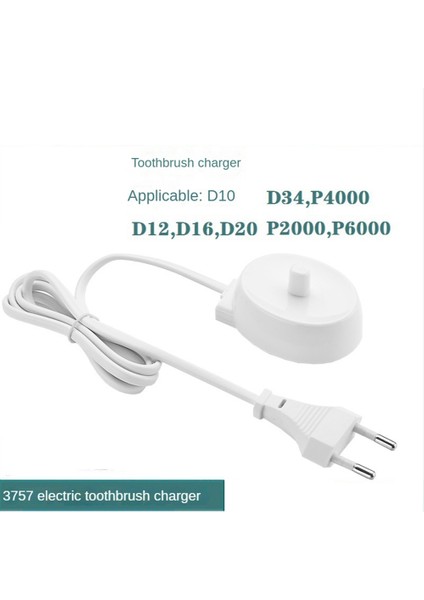 Yedek Elektrikli Diş Fırçası Şarj Cihazı Modeli 3757 Braun Oralb Için Uygun D17 OC18 Diş Fırçası Şarj Yuvası Ab Tak (Yurt Dışından) fiyatları