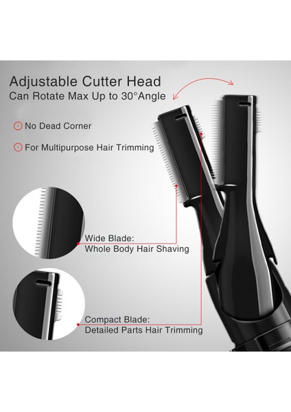 1 Adet Çok Fonksiyonlu Elektrikli Kaş Düzeltici Mini Jilet Taşınabilir Jilet Tıraş Makinesi Epilatör Kadınlar Için (Yurt Dışından) fırsatları