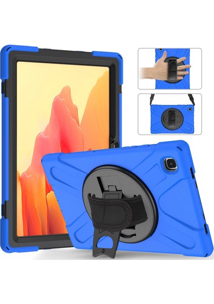 Samsung Galaxy T220 Tab A7 Lite 8.7 Kılıf Amazing Tablet Kapak - Mavi Bstmy