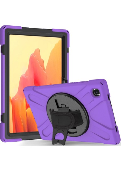 Samsung Galaxy T220 Tab A7 Lite 8.7 Kılıf Amazing Tablet Kapak - Mor Bstmy
