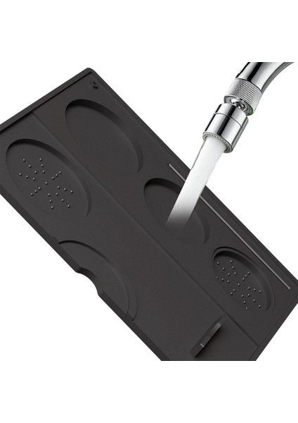 Espresso Sıkıştırma Mat Silikon Kahve Sabotaj Mat Kahve Pedi Tamp Istasyonu Barista Araç Çubuğu Espresso Aksesuarı-Siyah (Yurt Dışından) fırsatları