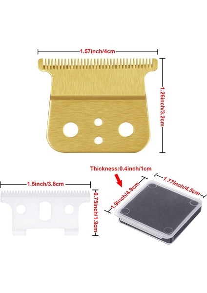 2 Çift Yedek T-Blade Saç Kesme Makinesi Yedek T Sakal Kesme Makinesi Yedek T Bıçaklı Saç Kesme Makinesi Seti (Yurt Dışından) fiyatları