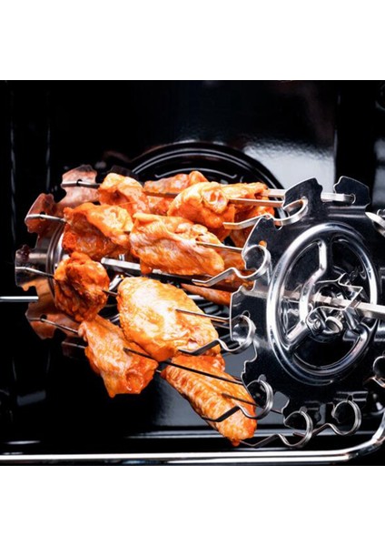 Barbekü Çelik Metal Kavurma Rotisserie Şiş Iğne Kafesi Fırın Kebap Makinesi Izgara Araçları (Yurt Dışından) modelleri