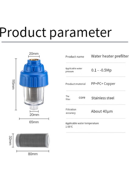 Elektrikli Su Isıtıcı Çamaşır Makinesi Musluk Duş Duş Ölçekli Filtre Su Arıtma Aksesuarları (Yurt Dışından) indirimleri