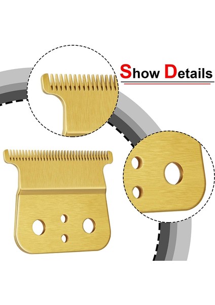 2 Çift Yedek T-Blade Saç Kesme Makinesi Yedek T Sakal Kesme Makinesi Yedek T Bıçaklı Saç Kesme Makinesi Seti (Yurt Dışından) modelleri