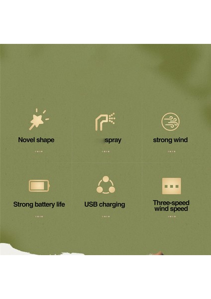 Taşınabilir Mini Klima Fanı USB Hava Soğutucu Fan Nemlendirici 3 Hız 2 Mod Sprey Soğutucu Ofis Ev Cool Fan-C (Yurt Dışından)