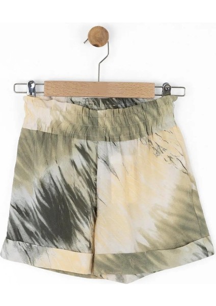 Kız Çocuk Örgü Askılı Crop Bluz Şort Ikili Takım modelleri