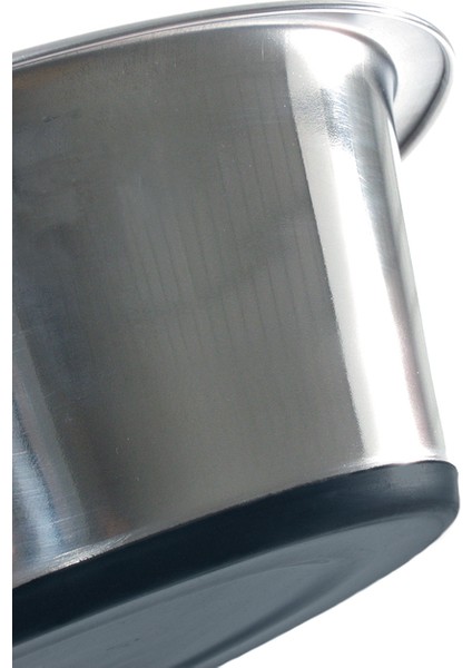 Köpek Mama Su Kabı, Kaymaz Tabanlı, Paslanmaz Çelik, 16CM, 900ML