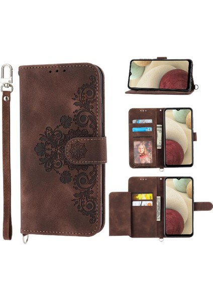 Samsung Galaxy A22 4g Kabartmalı Darbeye Dayanıklı Çoklu Kredi Için Flip Case (Yurt Dışından) indirimleri