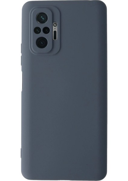 Xiaomi Redmi Note 10 Pro Kılıf Nano Içi Kadife Silikon - Gri Bstmy