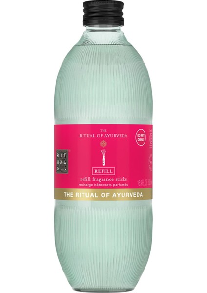 The Ritual Of Ayurveda Oda Kokusu Yedek Şişesi, 200 Ml, Hint Gülü ve Badem Yağıyla Dingin Aromalar