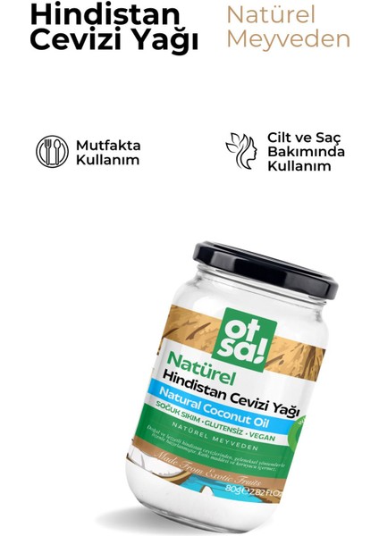 Hindistan Cevizi Yağı 80 G