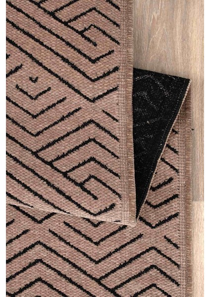 SERELIA-002 Şönil Kilim Dokuma, Jakarlı ve Kaymaz Taban Antialerjik, Makinede Yıkanabilir Leke Tutmaz Halı
