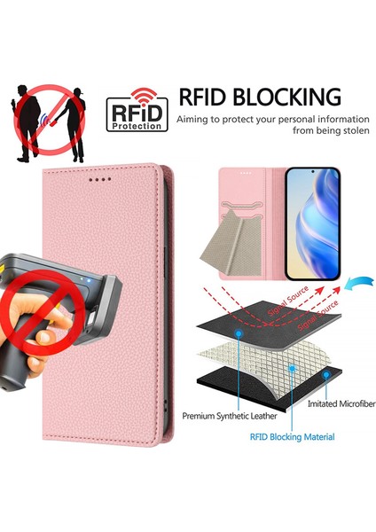 Oppo Reno 13 Pro Için Kılıf Manyetik Kapatma Ince Rfıd Engelleme Deri Cüzdan Telefon Kılıfı Kart Yuvaları ile (Yurt Dışından) fırsatları
