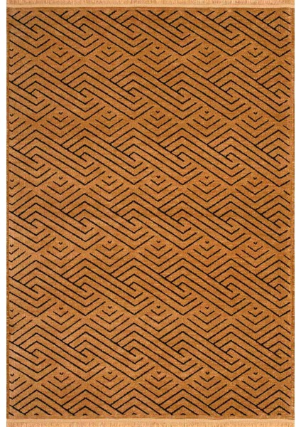 SERELIA-002 Şönil Kilim Dokuma, Jakarlı ve Kaymaz Taban Antialerjik, Makinede Yıkanabilir Leke Tutmaz Halı