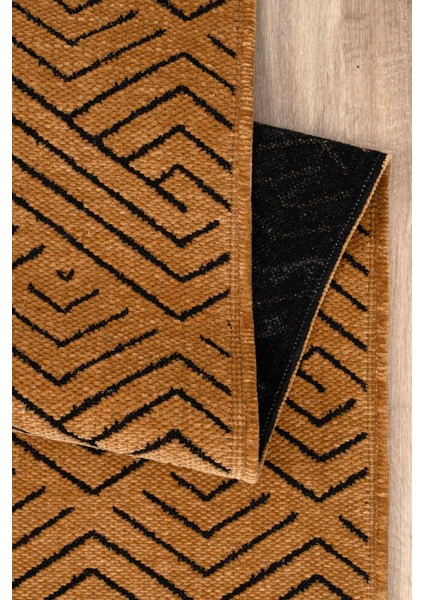SERELIA-002 Şönil Kilim Dokuma, Jakarlı ve Kaymaz Taban Antialerjik, Makinede Yıkanabilir Leke Tutmaz Halı