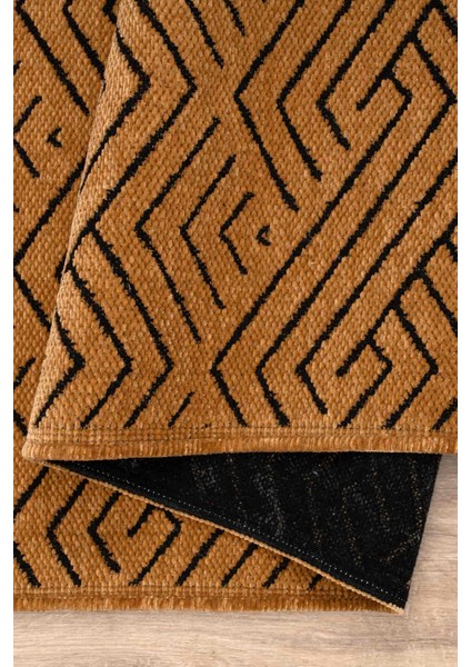 SERELIA-002 Şönil Kilim Dokuma, Jakarlı ve Kaymaz Taban Antialerjik, Makinede Yıkanabilir Leke Tutmaz Halı