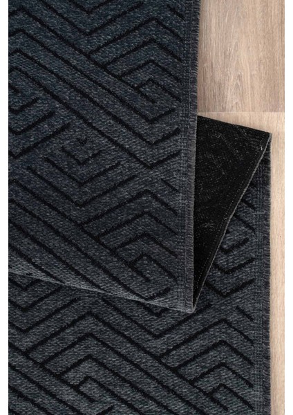 SERELIA-002 Şönil Kilim Dokuma, Jakarlı ve Kaymaz Taban Antialerjik, Makinede Yıkanabilir Leke Tutmaz Halı