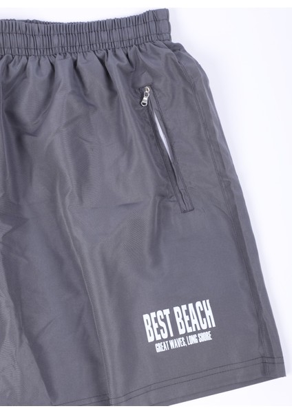 Erkek Büyük Beden Deniz Havuz Şortu-Füme-3xl-6xl Arası modelleri