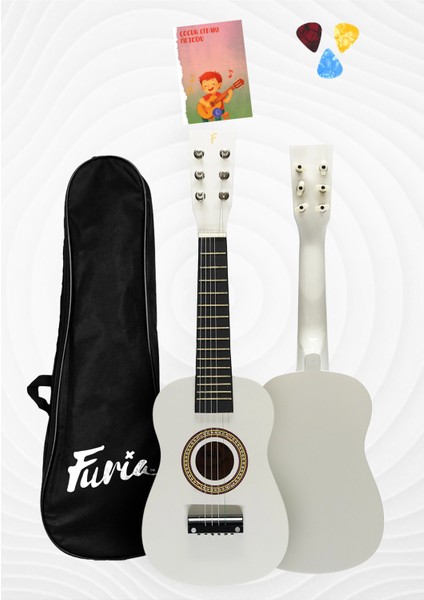 FR-23WH 6 Telli Çocuk Gitarı - Beyaz