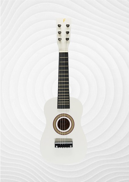 FR-23WH 6 Telli Çocuk Gitarı - Beyaz