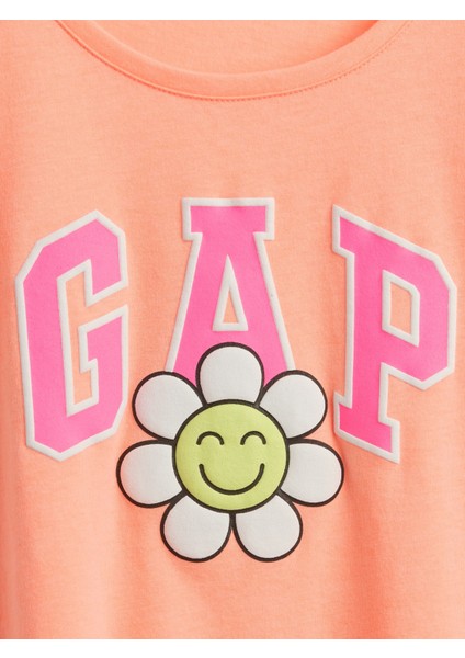Kız Çocuk Turuncu Grafik T-Shirt fiyatları