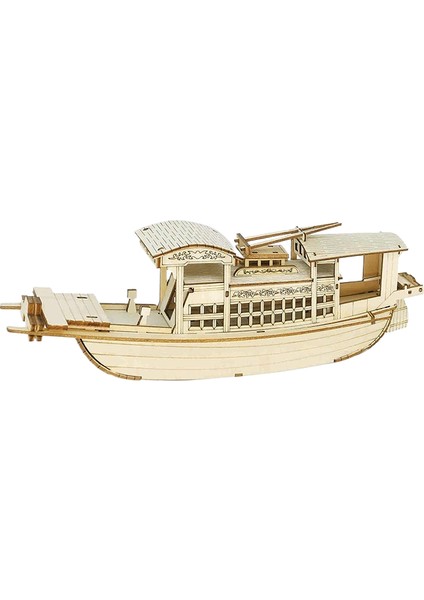 Tekne 3D Ahşap Stereo Puzzle Dıy (Yurt Dışından)